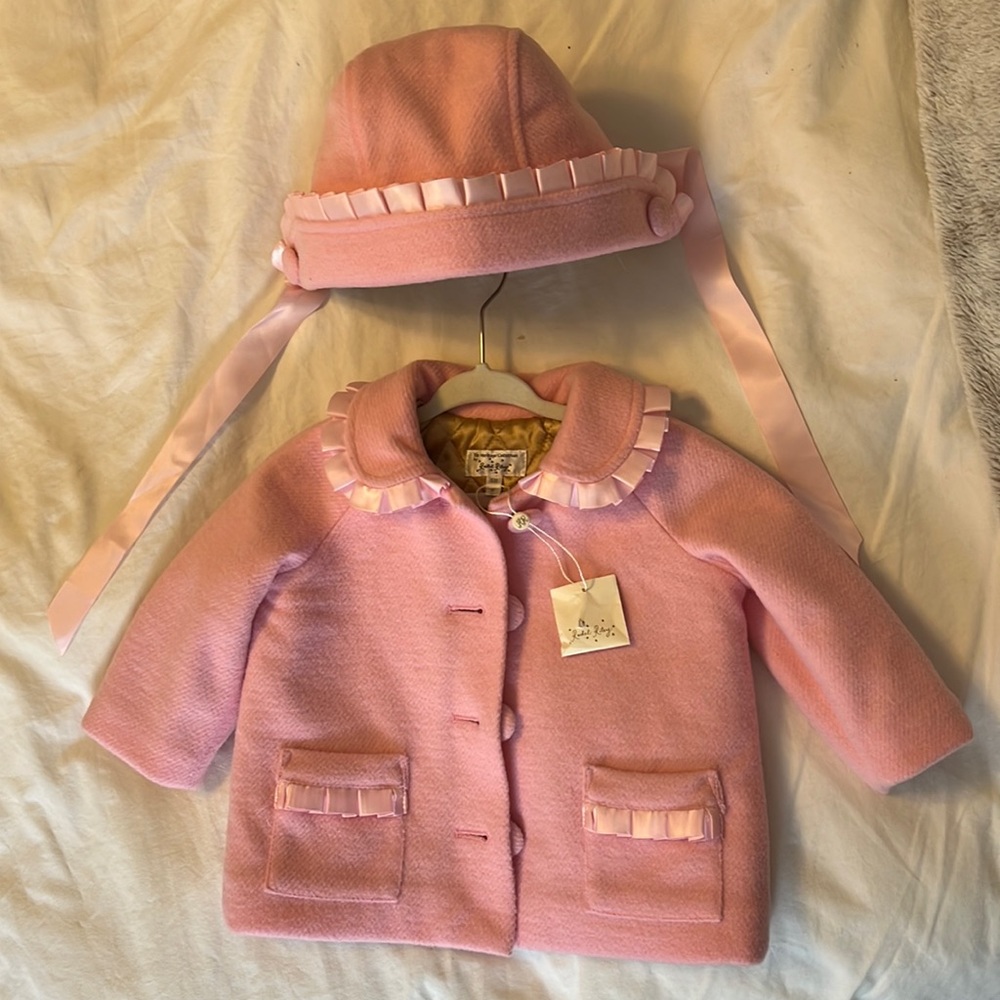 Rachel Riley Heritage Wool Peacoat and Bonnet *cute for Easter*